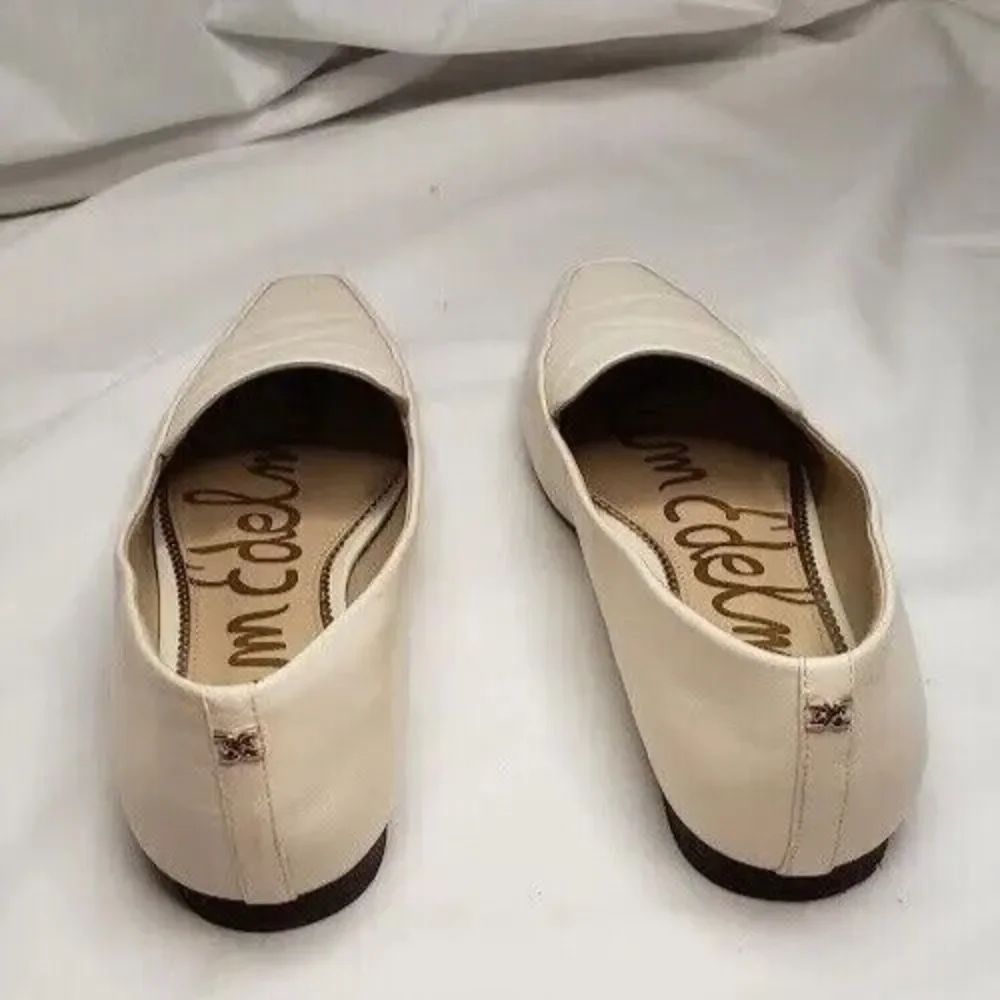 Sam Edelman Emelie Square Toe Loafer in Modern Ivory Leather Women's Size 10.5M - Picture 5 of 10
